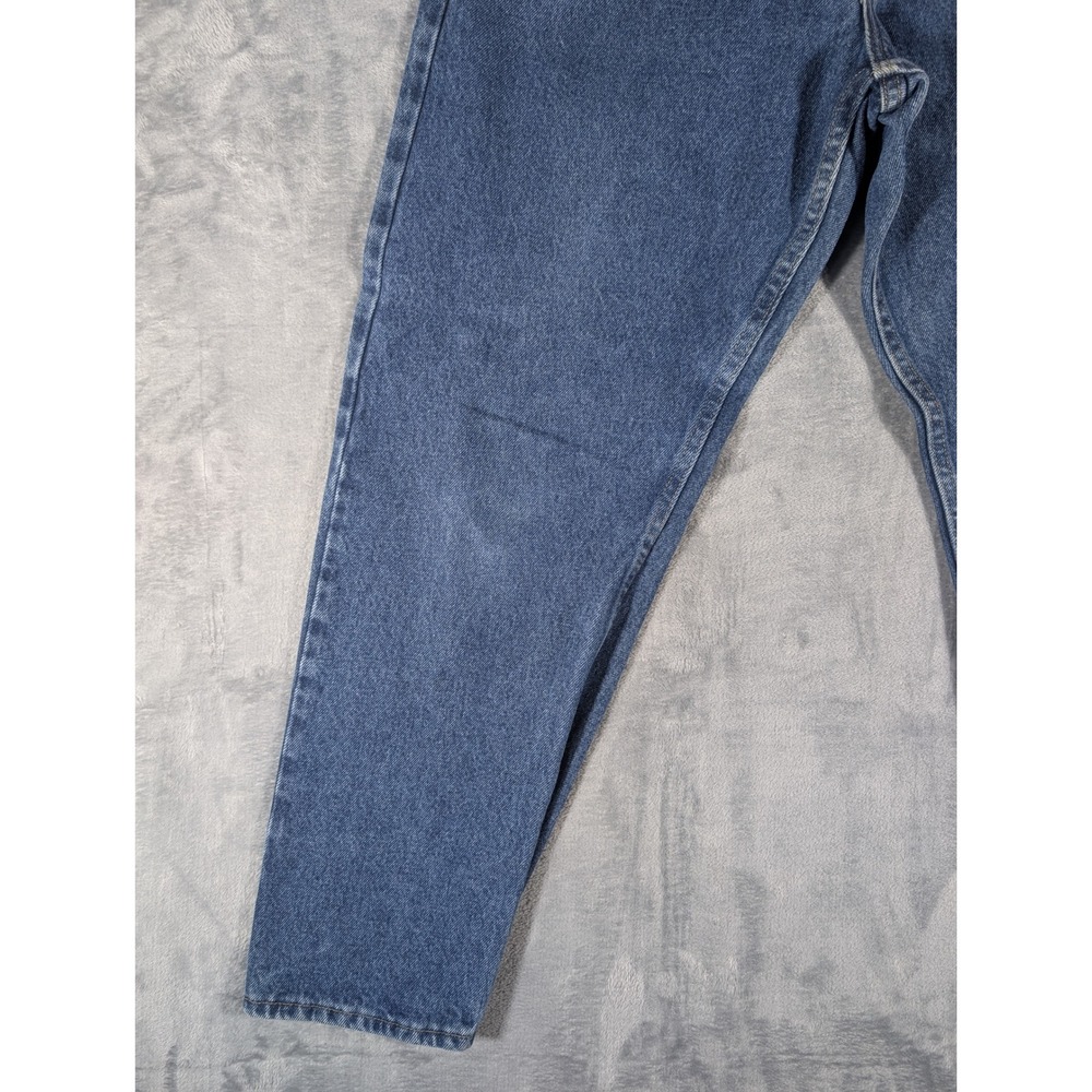 Wrangler Men's 34x30 Medium Wash Straight Leg Blue Denim Authentic Workwear Jean - Picture 3 of 13